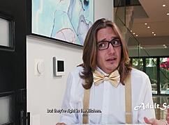 Your free nuru handjob comes with pussy riding pepperoni massage