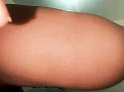 pregnant latina milf secretary with big wet ass rides cock cowgirl, bends for homemade doggystyle pounding