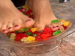 wanna feel my milf pussy clench during quick rough feet fetish fuck?