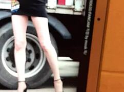 Korean race queen drains my 27-day huge cum load