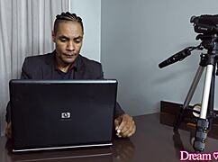 Blonde Shemale Bella Salvatore Takes Massive Cum Load