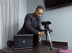 Blonde Shemale Bella Salvatore Takes Massive Cum Load