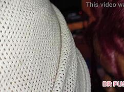 ebony babe deepthroats big black cock then takes slow cumshot