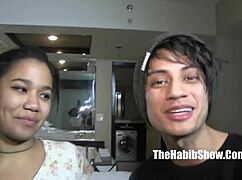 sexy blasian loni legend strips then gets clothes ripped by mexican fan's monster cock in ghetto hood