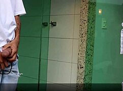 Madrasta Rabuda Tempts Enteado with See-Through Red Sheer After Bath for Big Cock Ride