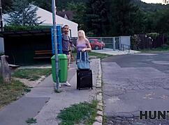 wanna see me satisfy this blonde gf doggystyle for cash outdoors?