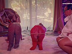 Dominatrix Mistress April Trains Rosie's Pee Toilet with Fisting