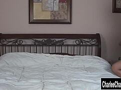 Charlee Chase milf big fake tits in wild swinging threeway pussy pounding