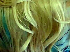 Tanned beauty slips into sexy bikini revealing perfect tan lines