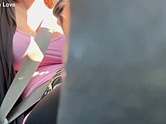 i flash my huge tits riding in the car 🚗💋