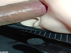 Intense anal sex trailer candy's lingerie ripped for gaping creampie