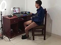 i see my friend jerkin it outside so i just suck him off umm