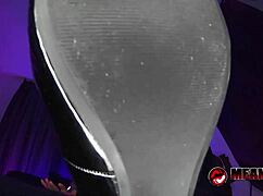 Busty dominatrix Cassandra Cain demands toe sucking in lingerie tease