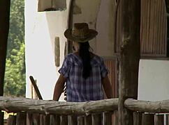 milf's monster cock anal slammed outdoors in factory yard!