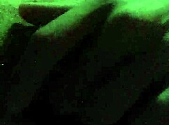 teasing my very hairy black pussy with dirty lesbian illusion fucks