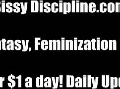 We're making you our pretty lingerie femdom sub in POV