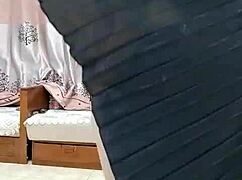 Mature milf He Xin Tong dances sexy square dance at home twisting her curves in tempting old auntie seduction!