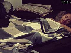 Angel Santana's Morning Masturbation Turns into Choking Deepthroat