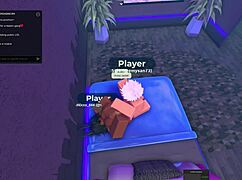 Egyptian babe gets fucked hard in Roblox condo game