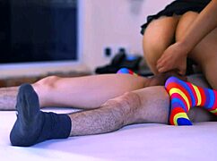 hot sister hides with bro's buddy for hotel pounding!