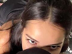 aww my cute sub gf gags deep on this monster cock so sloppy 😍🍆💦