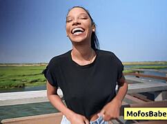 sexy ebony fingers dripping pussy as horny friend watches eden west charles dera