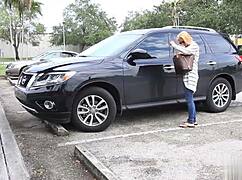 Blonde Soccer Mom Craves Black Cock Sucking Cheating Publicly