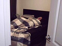 Angel Santana's Morning Masturbation Turns into Choking Deepthroat