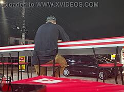 Brazilian Wife Bent Over Doggystyle Cuckold Outdoor by Old Guy