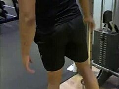 black teen babe gets sporty massage from ebony stud 1on1