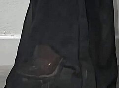 Cute Cocktease In Heels And Pantyhose Strokes Small Cock