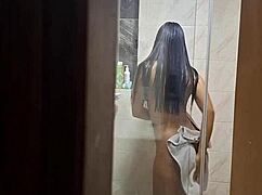 caught my hot roommate changing showering bathroom secrets all spied on hidden cam