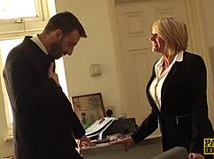 busty british milf amy gets bent over and dominated hard by pascal white in rough session