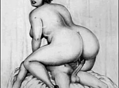 doesn't this hairy antique erotic art from retro vintage era drive you wild?
