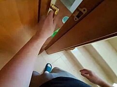 i couldn't resist that latina maid's creamy pussy seduced by massage in jeans flip flops