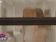 Neighbor's Shower Viewed From Hidden Spot Next Door