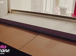 Neighbor's Shower Viewed From Hidden Spot Next Door