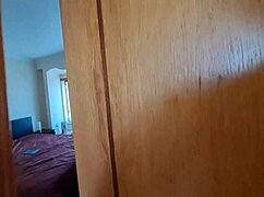 i couldn't resist that latina maid's creamy pussy seduced by massage in jeans flip flops