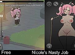 nicole's nasty job stirs my deepest erotic cravings intensely