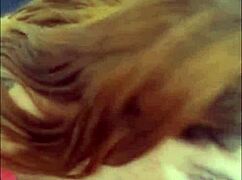 Sly Redhead Skips Beach Rides Neighbor Cock Takes Facial Creampie