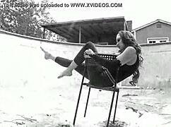 Pornstar Savana strips teases twerks and gets horny alone