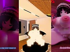 ROPORN - Liz Gets Fucked Hard Bent Over Doggystyle Cowgirl Creampie In Fan's House!