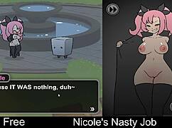 nicole's nasty job stirs my deepest erotic cravings intensely