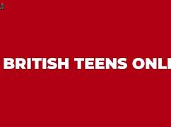 two british 18+ teens suck lucky guy's huge cock!!