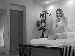 hey one friend grabs dildo while i lick her pink pussy lips wet