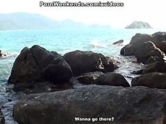 Beach sex ignites overwhelming wild passion inside me