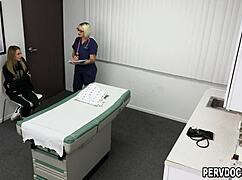 perverted doctor jay crew fingering fucking petite patient kyler quinn shaved pussy hospital?