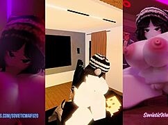 ROPORN - Liz Gets Fucked Hard Bent Over Doggystyle Cowgirl Creampie In Fan's House!