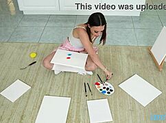 laya rae the petite teen beauty gets fucked hard by hung joey