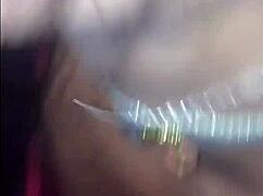 Lene spreads ass pussy public square for stranger creampies black monster cock